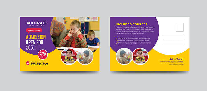education direct mail